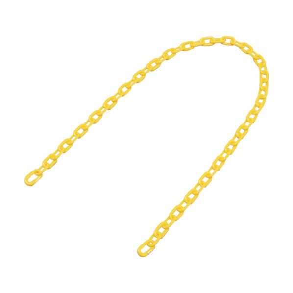 プラスチックチェーン PT‐612Y 線径6mmΦ 黄 1.2m 284032 1個