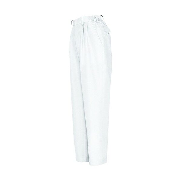 レディースシャーリングパンツ(2タック)低発塵クリーンワークAZ1255-001ホワイト3L 001ホワイト 3L 1255 1