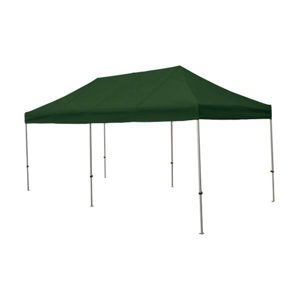 かんたんてんと 3.0m×6.0mスチール&アルミ複合フレーム 深緑 KA/8W-DG 1点