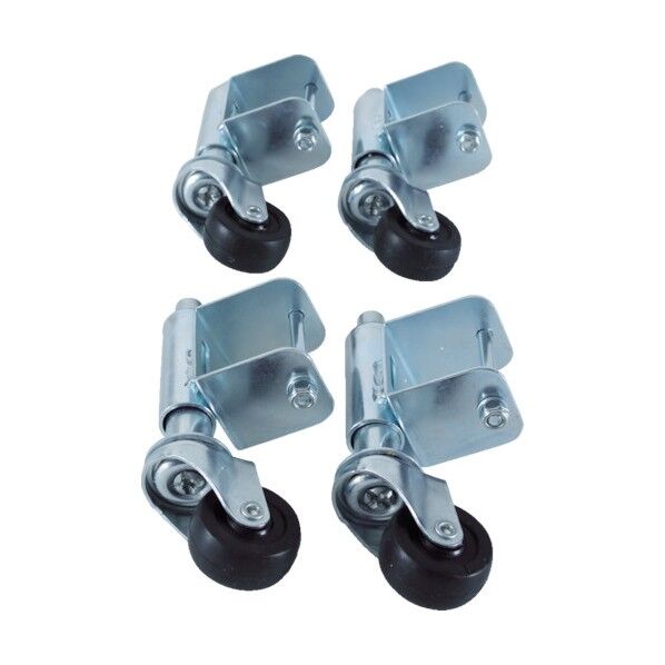 作業用踏台用スプリングキャスター(手すり付用)