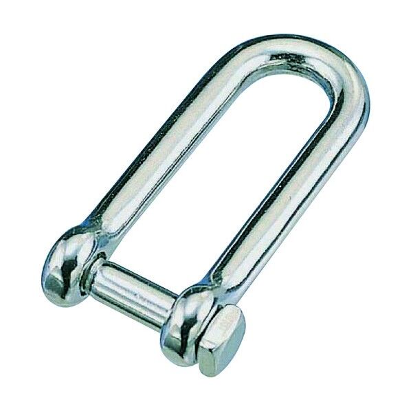 ステンレス ロング角頭シャックル 呼び8mm B-1106 1点