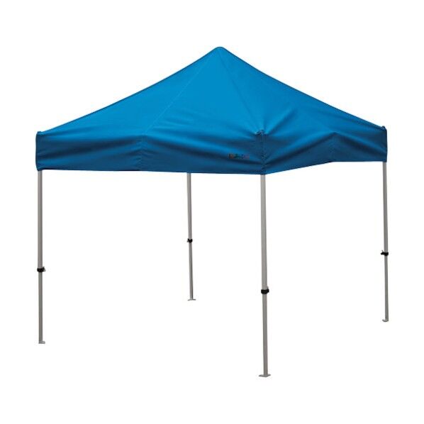 かんたんてんと 2.4m×2.4mスチール&アルミ複合フレーム 水色 KA/3W-SB 1点