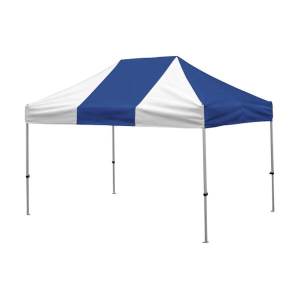 かんたんてんと 2.4m×3.6mオールアルミフレーム 青白 KA/4WA-BW 1点