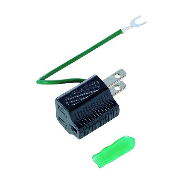 3P→2P変換アダプタ(ブラック) TAP-AD1BKN 1点