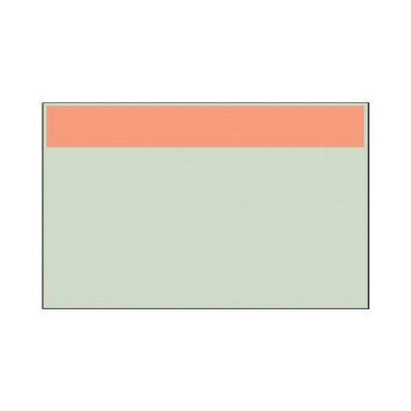 配管識別シート うすい黄赤 帯のみ 大・ユニシート・250X1000