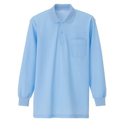 長袖ポロシャツ(男女兼用)AZ860-003サックスLL 003サックス LL 860 1