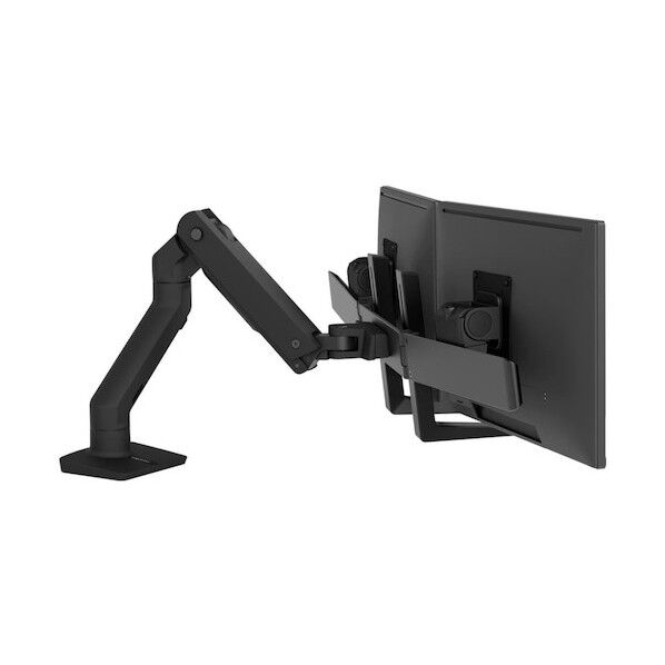 HX デスクデュアルモニターアーム マットブラック 32インチ(4.5~15.9kg)まで対応 45-476-224 1点
