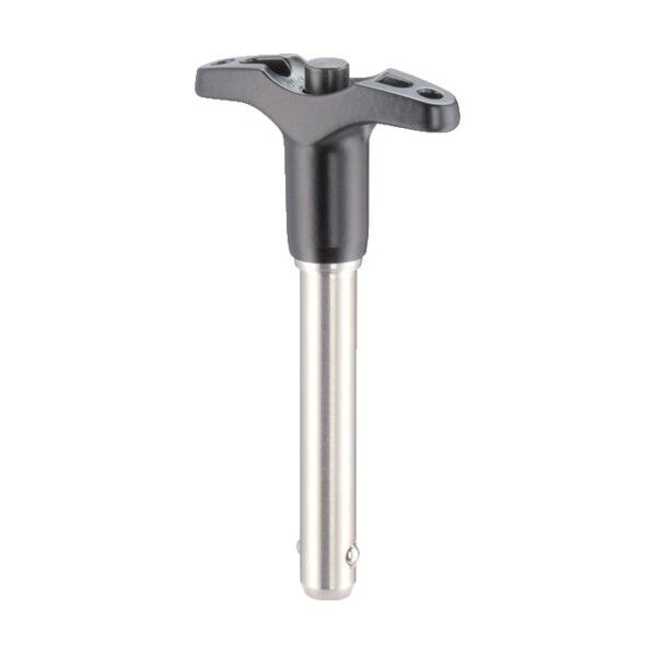 ボールロックピン セルフロッキングT形グリップ付 ステンレス鋼