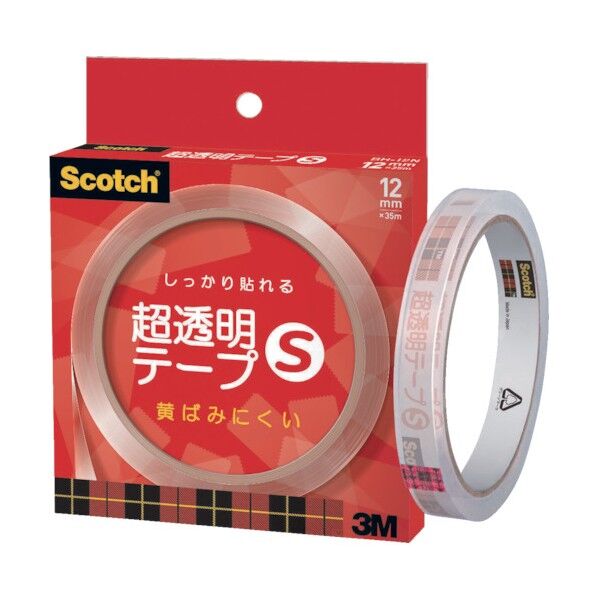 スコッチ(R)超透明テープS BH-12N 23272 便利グッズ(文具・OA機器) BH-12N 1個
