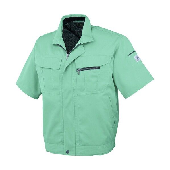 半袖ブルゾンA-4450 9 FグリーンL A-4450-9-L 1点