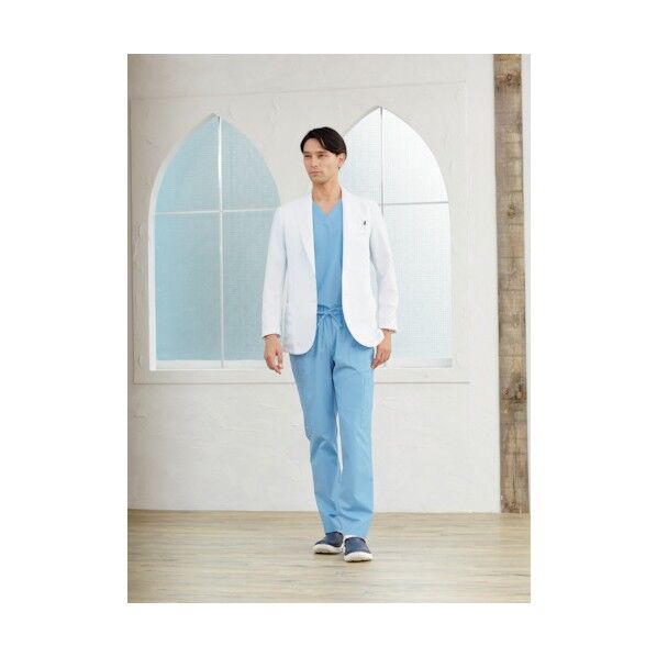 メンズジャケット(シングル) ホワイト L 1011TW-1-L 1点