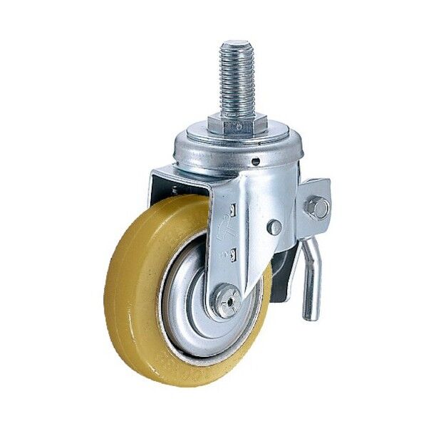 Sシリーズねじ込み自在SP付ウレタンB車150mm 平戸車 615SAURB150 1個