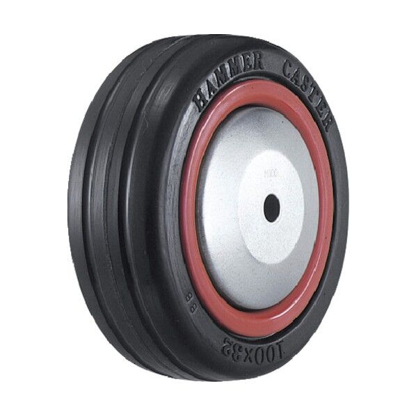 125mmゴムB車輪 平戸車 434MBRB125 1個