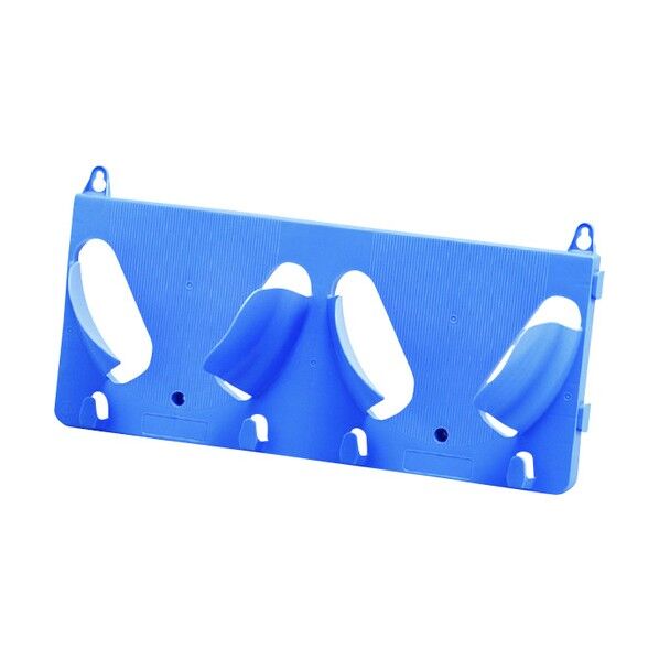 ヘルメットラック 2個掛け用 ST822‐R 壁掛式 240×550mm 241040 1個