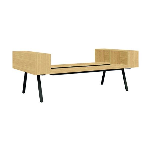 666893Genela両側机上収納セットGE2414WS4 LW/BK GE-2414WS4 LW/BK 1点