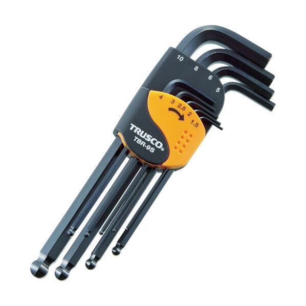 ボールポイント六角棒レンチセット(標準タイプ)16本入