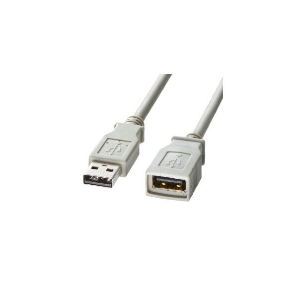 サンワサプライ USB延長ケーブル KB-USB-E1K2 1点