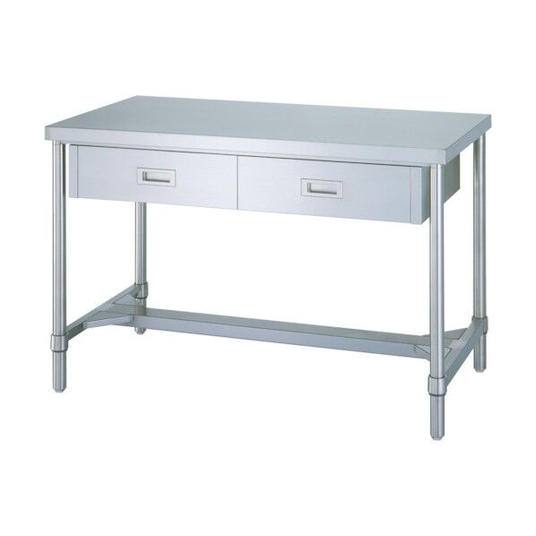 ステンレス作業台片面引出付H枠 WDH-9060 1個