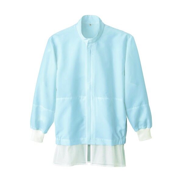 長袖比翼ブルゾン（男女兼用） 007サックス 5L 861028 1