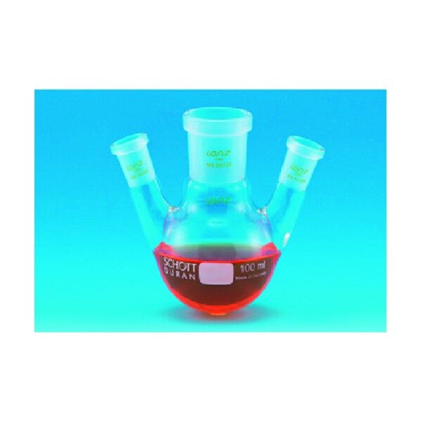 共通三口フラスコ 100mL 29-14 981-15-41-01 1点