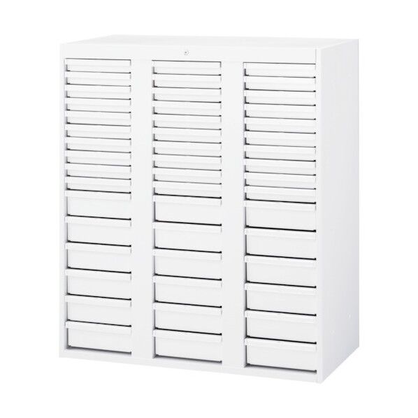 施錠機能付トレーキャビネットA4浅深型タテ400D 5-821-9152 1点