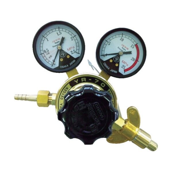 ヤマト 全真鍮製アセチレン調整器 YR-71 NYR71 wyw801m ヤマト産業 アセチレン調整器 SSボーイウルトラ N-SSBUR-AC 逆火防止器内蔵