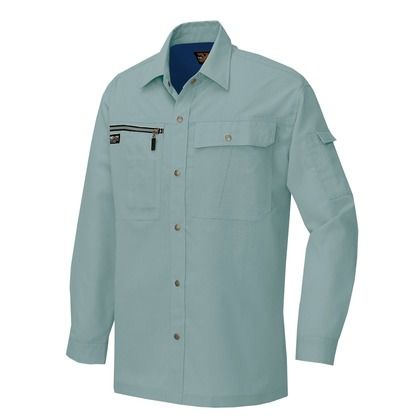 長袖シャツ(男女兼用)(薄地)AZ5405-005レイクミストS 005レイクミスト S 5405 1
