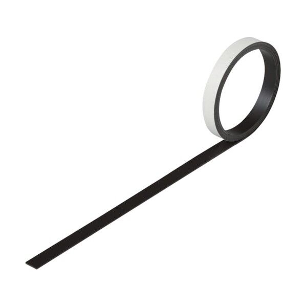 粘着マグネット(強磁力タイプ)マグネ10T 裏テープ付 10mm×1m×1.2mm 312110 1個