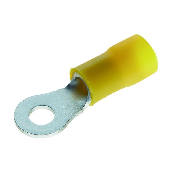 トラスコ(TRUSCO) 絶縁被覆付圧着端子 拡管形 丸形 TRBV0.3-3-Y 100個...