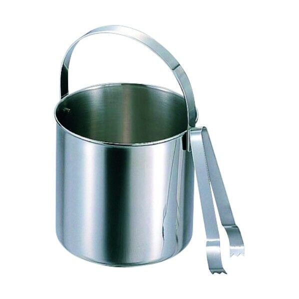 MS 18-8ニューアイスペール 大 MR-485 (トング付) PAIB001 1個