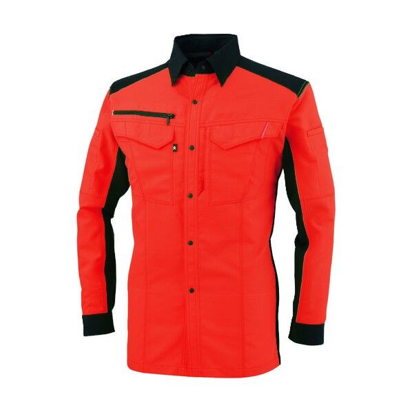 長袖シャツ フラッシュオレンジ SSサイズ A-8088-22-SS 1点