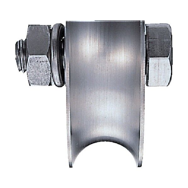 ヨコヅナ 440Cベアリング入ステンレス重量戸車 車のみ 150mm 溝R JCP-1501 1