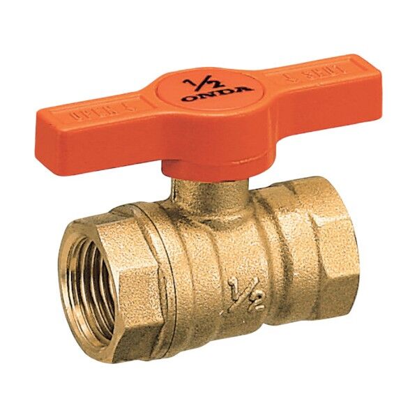 ボールバルブ F2型 (黄銅・Tハンドル) Rcねじ×Rcねじ