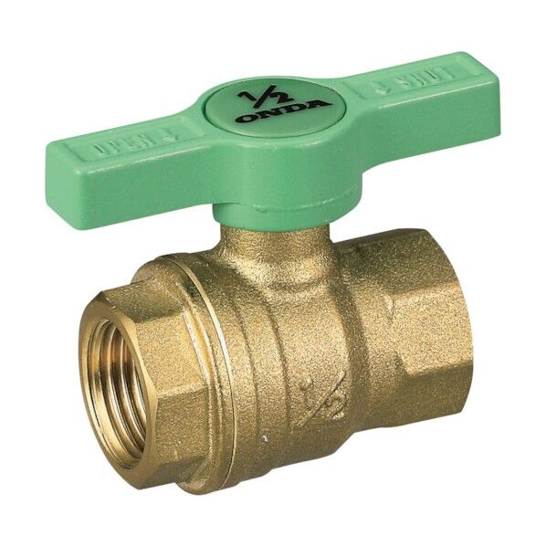 ボールバルブFF2型(黄銅・Tハンドル) Rcねじ×Rcねじ