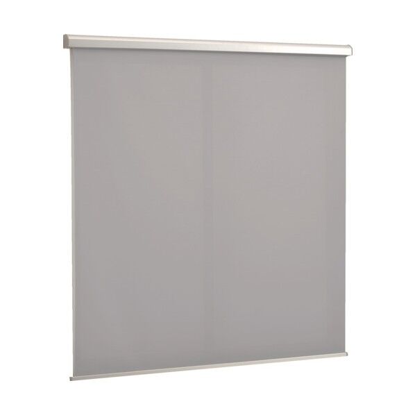 屋外用ロールスクリーン サッシ固定金具付 1820X2200 グレー