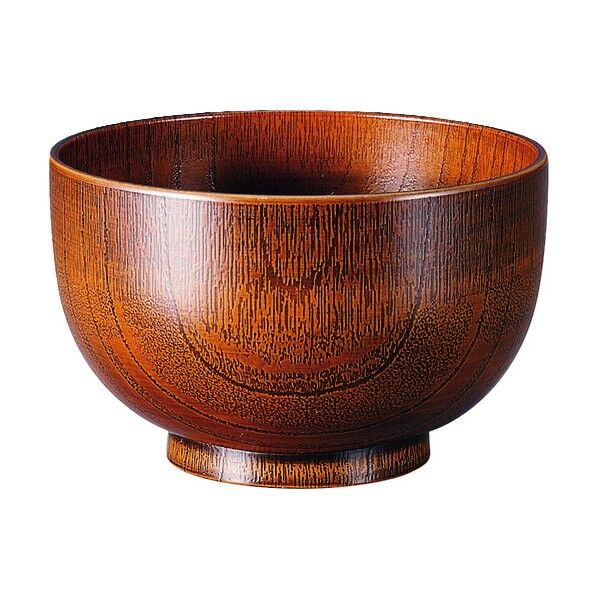 耐熱木調オ好ミ椀 摺リ 120 ROK5401 1個