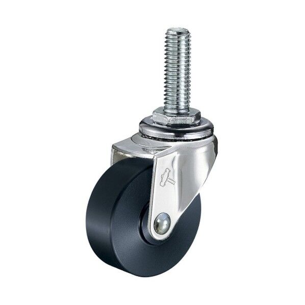 Eシリーズねじ込みタイプ自在MCナイロン車40mm 420EA-MC40-BAR01 1点