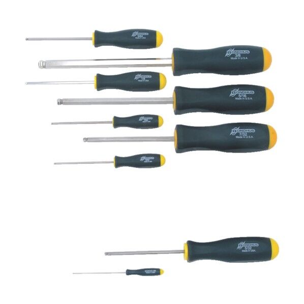 ドライバーインチ13本組(ブライトメッキ)