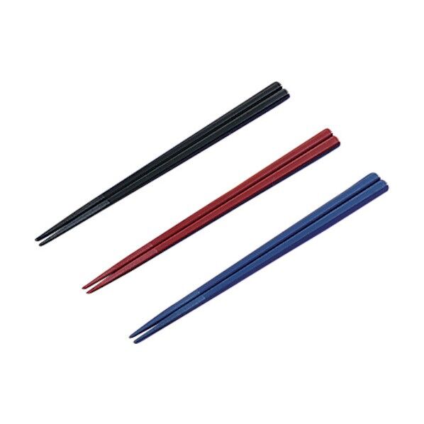 蝶プラ工業 金剛箸 18.0cm(バラ)ブラック 211622 1組