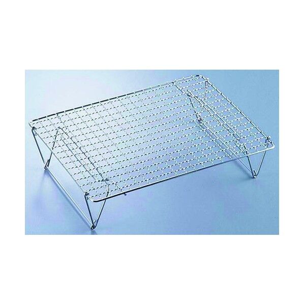 内山産業 万能焼キアミ 足付(鉄・クロームメッキ) DYK6301 1個