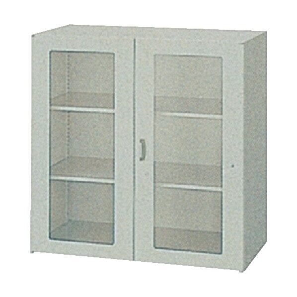 ナイキ ガラス両開き書庫 475×925×1060MM NW-0911KG-AW 1個