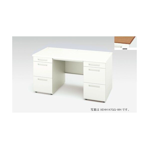 両袖デスク XEHH157GG-WMW 1点
