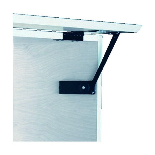 フリッパードア金具OV-EZ型 ブラック OV-EZ-5 1