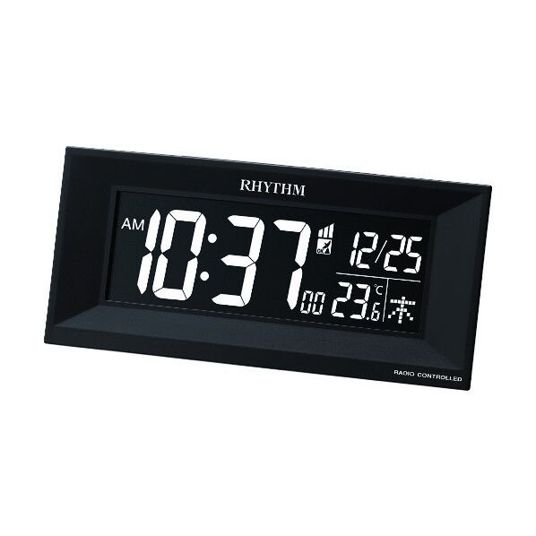 RHYTHM リズム 電波時計(AC式) 8RZ196SR02 1個