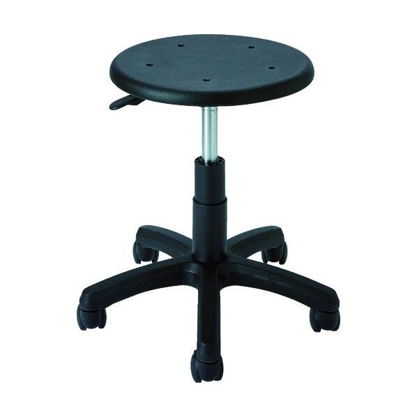 TRUSCO 導電チェア 背なし 470×150×470MM 7000.000G DCR-30BK