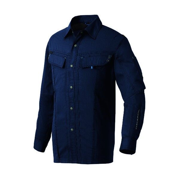 長袖シャツ（男女兼用） 018ディープネイビー SS 30535 1