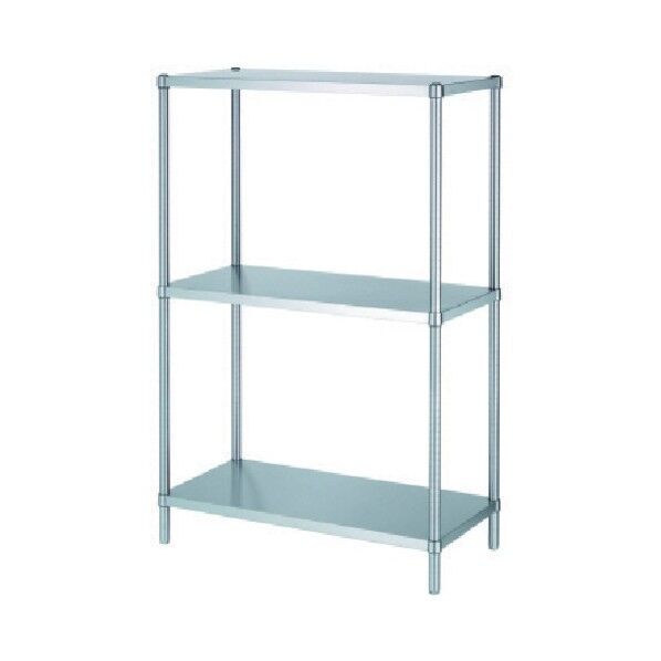 ステンレスラックベタ棚3段 RB3型 SUS430