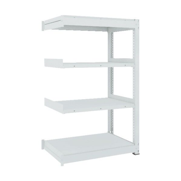 TUG型中量ボルトレス棚 4段 連結型