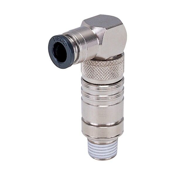 金型温調継手 ストップ弁内蔵タイプ エルボ