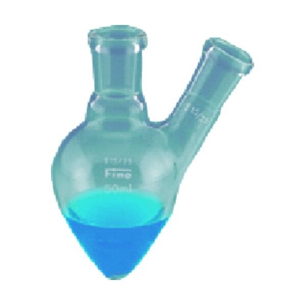 Fine透明共通二口なし型フラスコ50mL15-15 330-13-62-51 1点